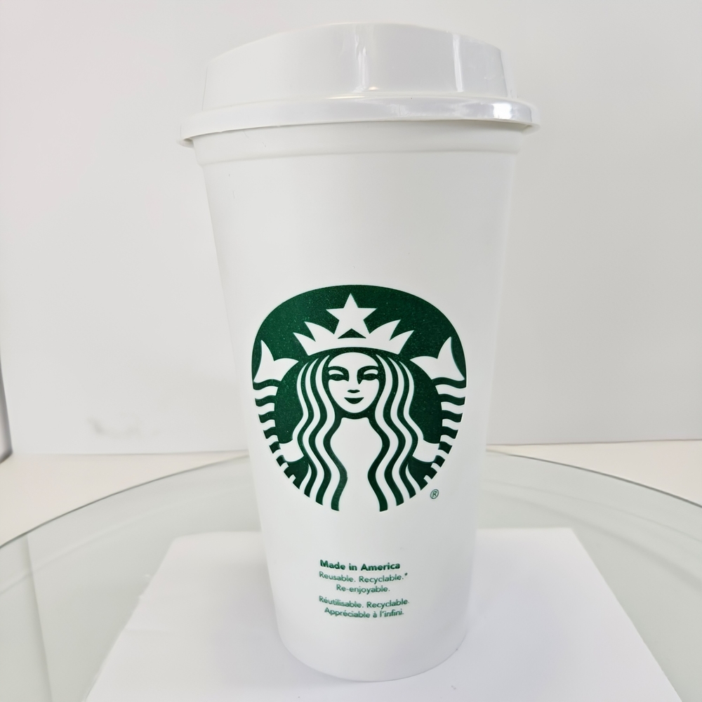 Starbucks Classic Logo Reusable Cup 16 Oz White